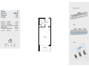 Prodej bytu 1+kk, garsoniery 27 m² Praha