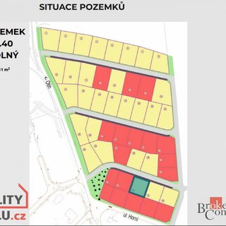 Prodej stavební parcely 511 m² Luka nad Jihlavou, Horní