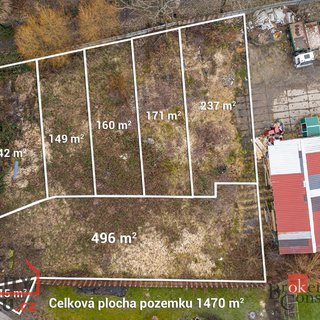 Prodej stavební parcely 1 470 m² Liberec, Bajkalská