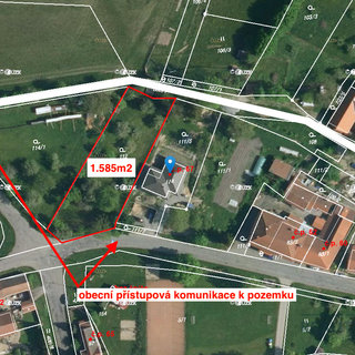 Prodej stavební parcely 1 585 m² Střemošice, 