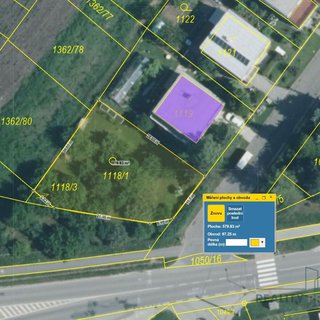 Prodej stavební parcely 580 m² Sokolnice, Na Výhoně
