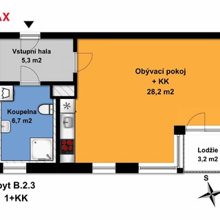 Pronájem bytu 1+kk a garzoniéry 43 m² Velký Osek, U hřiště