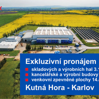 Pronájem výrobního objektu 18 455 m² Kutná Hora, Čáslavská