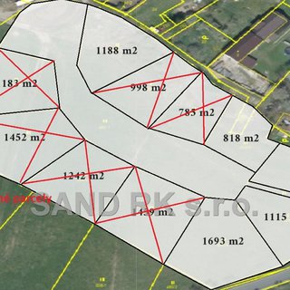 Prodej stavební parcely 785 m² Vlkanov