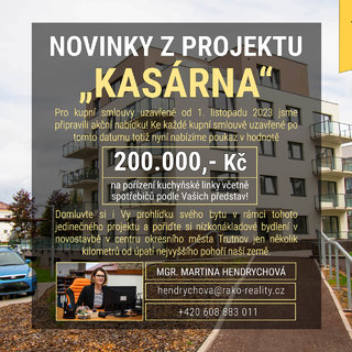 Prodej bytu 3+kk 66 m² Trutnov, Chodská