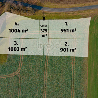 Prodej stavební parcely Černošín