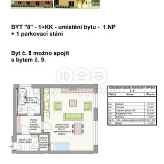 Prodej bytu 1+kk a garzoniéry 49 m² Žarošice