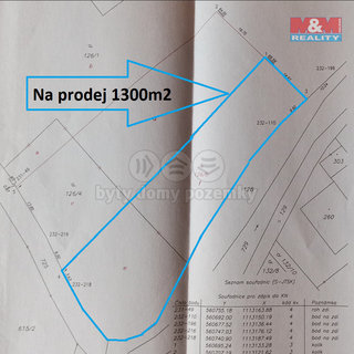 Prodej stavební parcely Cholina