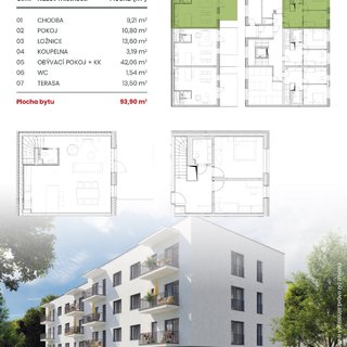Prodej bytu 3+kk 94 m² Lipník nad Bečvou, Na Výsluní
