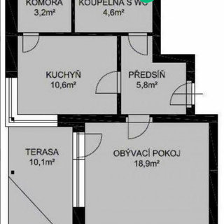 Pronájem bytu 1+1 44 m² Boskovice, Na Chmelnici