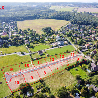 Prodej stavební parcely 800 m² Louňovice