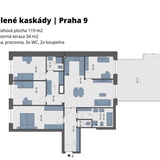 Prodej bytu 5+kk 153 m² Praha, Českobrodská
