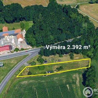 Prodej komerčního pozemku 2 392 m² Pardubice, Přeloučská