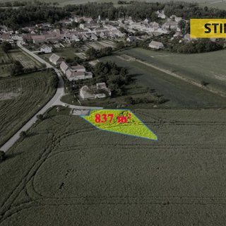 Prodej stavební parcely 837 m² Morašice