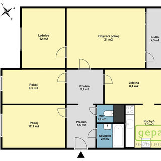 Prodej bytu 5+1 a více 90 m², Norská