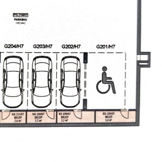 Prodej parkovacího místa 22 m² Praha, 