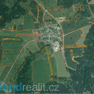 Prodej zemědělské půdy 89 970 m² Strážkovice
