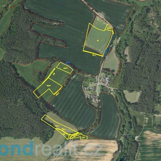 Prodej zemědělské půdy 51 077 m² Zvěstov