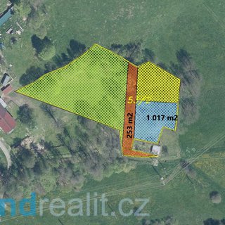 Prodej stavební parcely 1 270 m² Dolní Nivy