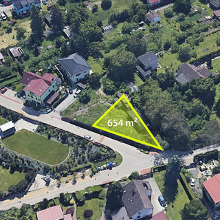 Prodej stavební parcely 654 m² Praha, U Červeného mlýnku