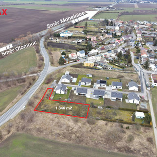 Prodej stavební parcely 1 346 m² Křelov-Břuchotín, 