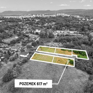 Prodej stavební parcely 617 m² Teplice, Potoční