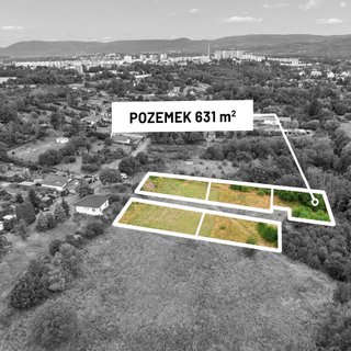 Prodej stavební parcely 631 m² Teplice, Potoční