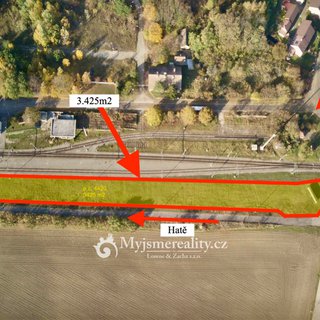 Prodej komerčního pozemku 3 425 m² Šatov, 
