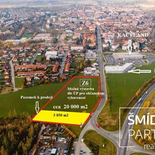 Prodej komerčního pozemku 3 850 m² Čáslav, Jeníkovská