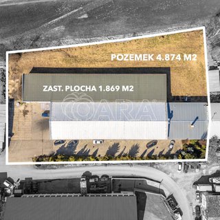Prodej komerčního pozemku 4 874 m² Lišov, Miletínská