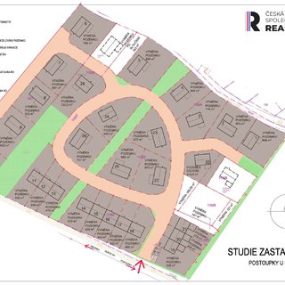 Prodej stavební parcely 265 m² Kroměříž