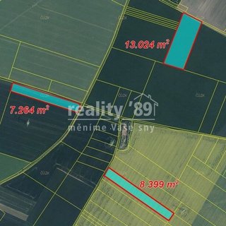 Prodej zemědělské půdy 46 326 m² Veleň, 