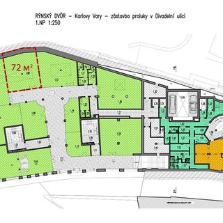 Prodej obchodu 72 m² Karlovy Vary, Divadelní náměstí