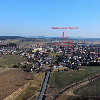 Prodej stavební parcely 895 m² Radomyšl