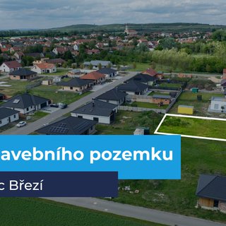 Prodej stavební parcely 853 m² Březí, Topolová
