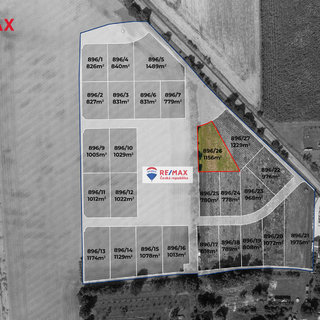 Prodej stavební parcely 1 156 m² Líšnice