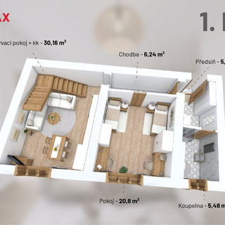 Prodej bytu 4+kk 113 m² Třeština, 