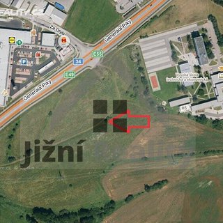 Prodej komerčního pozemku 1 965 m² České Budějovice, Za Otýlií