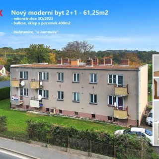 Prodej bytu 2+1 61 m² Heřmanice, 