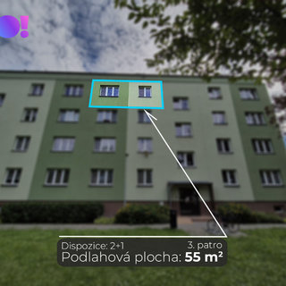 Pronájem bytu 2+1 50 m² Prostějov, Šárka