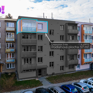Prodej bytu 2+1 57 m² Třinec, Máchova