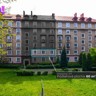 Pronájem bytu 2+1 60 m² Ostrava, Urxova