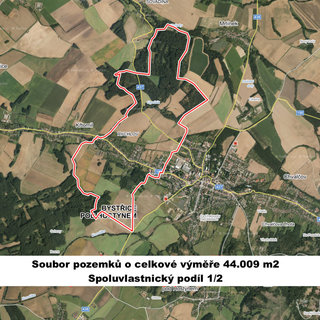 Prodej zemědělské půdy 22 005 m² Bystřice pod Hostýnem