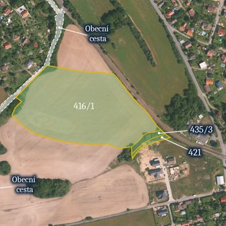 Prodej zemědělské půdy 38 269 m² Čisovice