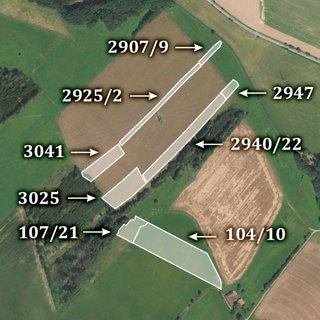 Prodej zemědělské půdy 21 366 m² Habry