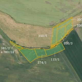 Prodej zemědělské půdy 22 261 m² Luštěnice