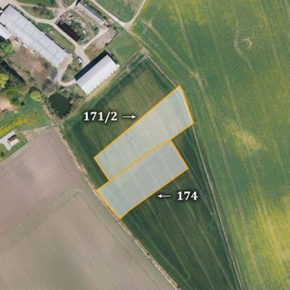 Prodej zemědělské půdy 11 712 m² Jíkev