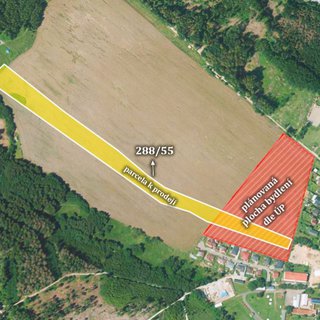 Prodej stavební parcely 7 219 m² Jihlava