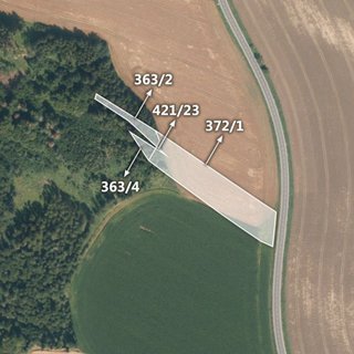 Prodej zemědělské půdy 5 433 m² Městečko Trnávka
