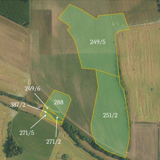 Prodej zemědělské půdy 65 561 m² Výžerky